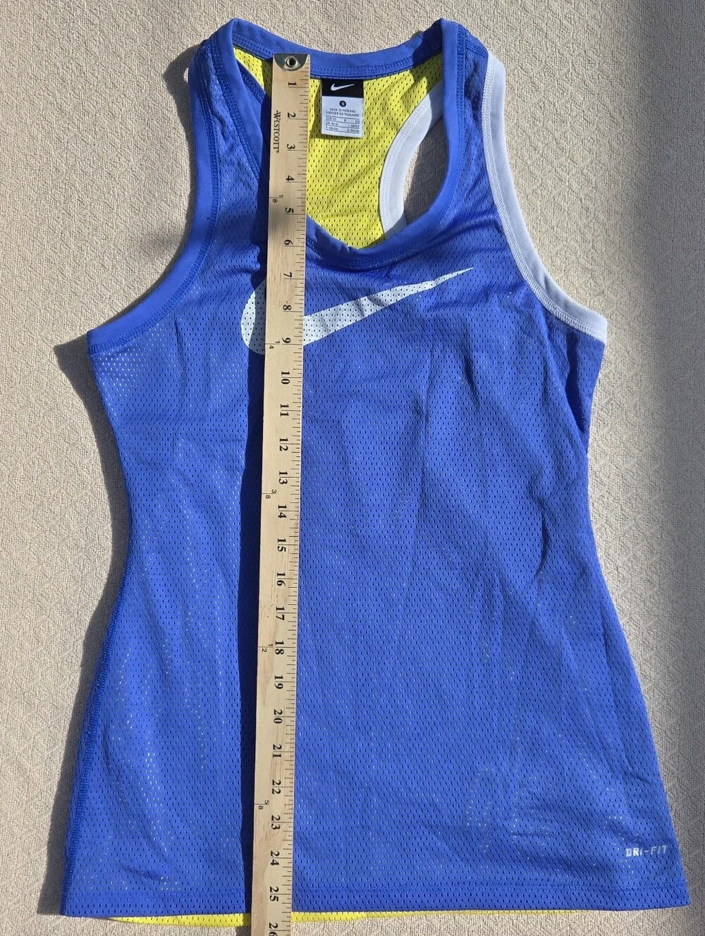 vintage Nike Dri-FIT double layer mesh tank